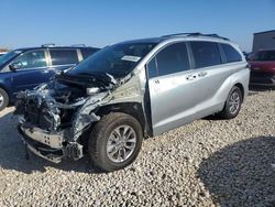 Toyota Sienna xle salvage cars for sale: 2022 Toyota Sienna XLE