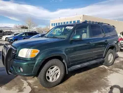 Salvage cars for sale at Littleton, CO auction: 2002 Toyota Sequoia Limited