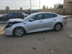 KIA salvage cars for sale: 2017 KIA Optima LX