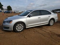 Salvage cars for sale at Longview, TX auction: 2014 Volkswagen Passat S