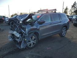 Salvage cars for sale at Denver, CO auction: 2016 Honda Pilot EXL