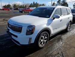 KIA Telluride salvage cars for sale: 2020 KIA Telluride EX