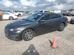 Chevrolet salvage cars for sale: 2017 Chevrolet Malibu LT