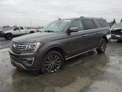 Salvage cars for sale at Eugene, OR auction: 2021 Ford Expedition Max Limited