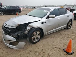 Salvage cars for sale from Copart Houston, TX: 2014 KIA Optima LX