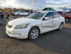 Salvage cars for sale from Copart East Granby, CT: 2008 Honda Accord EXL