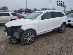 Salvage cars for sale at Columbus, OH auction: 2012 Audi Q7 Premium Plus