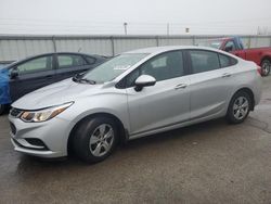 Salvage cars for sale at Dyer, IN auction: 2017 Chevrolet Cruze LS