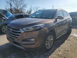 Salvage cars for sale at Bridgeton, MO auction: 2017 Hyundai Tucson Limited