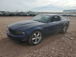 Salvage cars for sale at Phoenix, AZ auction: 2012 Ford Mustang GT