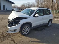 Salvage cars for sale at East Granby, CT auction: 2017 Volkswagen Tiguan S