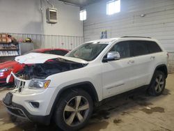 Salvage cars for sale at Des Moines, IA auction: 2015 Jeep Grand Cherokee Limited