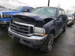 Salvage cars for sale at Portland, OR auction: 2004 Ford F350 SRW Super Duty