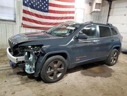 Salvage cars for sale from Copart Lyman, ME: 2016 Jeep Cherokee Latitude