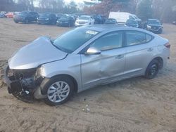 Salvage cars for sale at North Billerica, MA auction: 2020 Hyundai Elantra SE