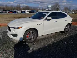 Maserati Levante salvage cars for sale: 2017 Maserati Levante