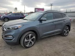 Salvage cars for sale at Chicago Heights, IL auction: 2016 Hyundai Tucson Limited