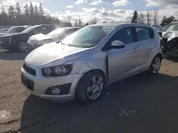 2015 Chevrolet Sonic LT en venta en Bowmanville, ON