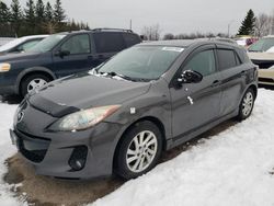 Salvage cars for sale at Bowmanville, ON auction: 2012 Mazda 3 I