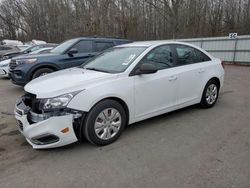 Salvage cars for sale at Glassboro, NJ auction: 2016 Chevrolet Cruze Limited LS