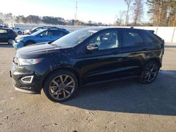 Salvage cars for sale at Dunn, NC auction: 2016 Ford Edge Sport