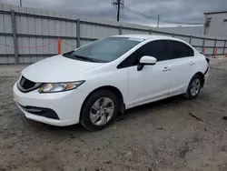 Salvage cars for sale at Jacksonville, FL auction: 2014 Honda Civic LX