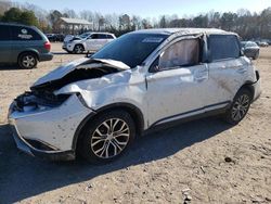 Salvage cars for sale at Charles City, VA auction: 2017 Mitsubishi Outlander ES