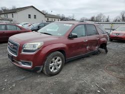 Salvage cars for sale at York Haven, PA auction: 2016 GMC Acadia SLE