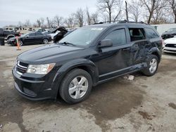 Salvage cars for sale at Bridgeton, MO auction: 2013 Dodge Journey SE