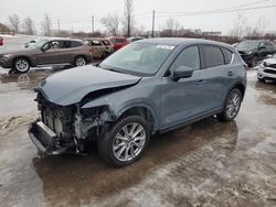 Salvage cars for sale at Montreal Est, QC auction: 2021 Mazda CX-5 GT