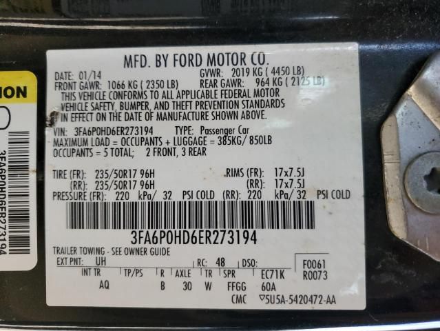 2014 Ford Fusion SE