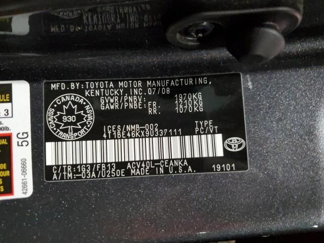 2009 Toyota Camry Base