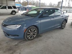 Salvage cars for sale at Cartersville, GA auction: 2015 Chrysler 200 S