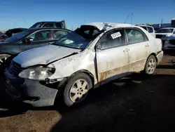 Toyota Corolla ce salvage cars for sale: 2005 Toyota Corolla CE