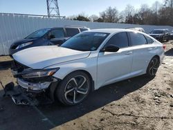 Salvage cars for sale at Windsor, NJ auction: 2022 Honda Accord Sport SE