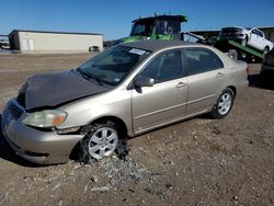 Salvage cars for sale at Temple, TX auction: 2005 Toyota Corolla CE