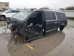 Salvage SUVs for sale at auction: 2016 Cadillac Escalade ESV Platinum