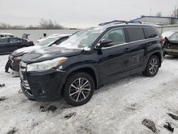 Salvage cars for sale from Copart Albany, NY: 2019 Toyota Highlander SE