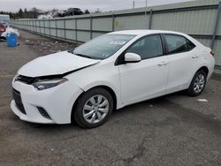 Salvage cars for sale at Pennsburg, PA auction: 2016 Toyota Corolla L