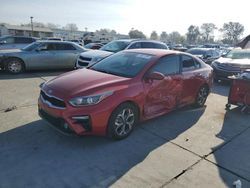 Salvage cars for sale at Sacramento, CA auction: 2019 KIA Forte FE