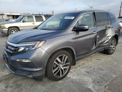 Salvage cars for sale at Sun Valley, CA auction: 2016 Honda Pilot Elite