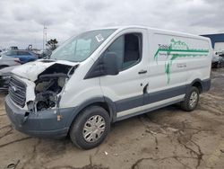 Salvage trucks for sale at Woodhaven, MI auction: 2016 Ford Transit T-250