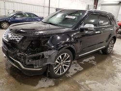 2018 Ford Explorer Platinum en venta en Avon, MN