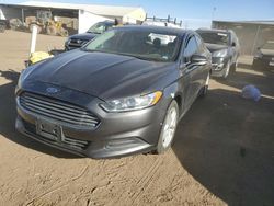 Salvage cars for sale at Brighton, CO auction: 2016 Ford Fusion SE