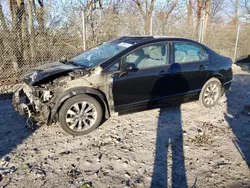 Salvage cars for sale at Cicero, IN auction: 2009 Honda Civic EX