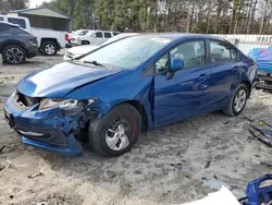 Salvage cars for sale at Seaford, DE auction: 2013 Honda Civic LX