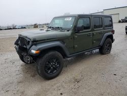 Salvage cars for sale at Kansas City, KS auction: 2021 Jeep Wrangler Unlimited Sport