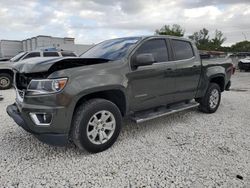 Salvage cars for sale at Opa Locka, FL auction: 2018 Chevrolet Colorado LT