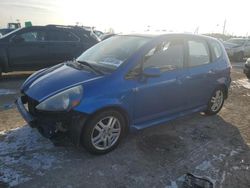 Honda salvage cars for sale: 2007 Honda FIT S