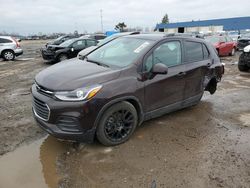 Salvage cars for sale at Woodhaven, MI auction: 2021 Chevrolet Trax 1LT